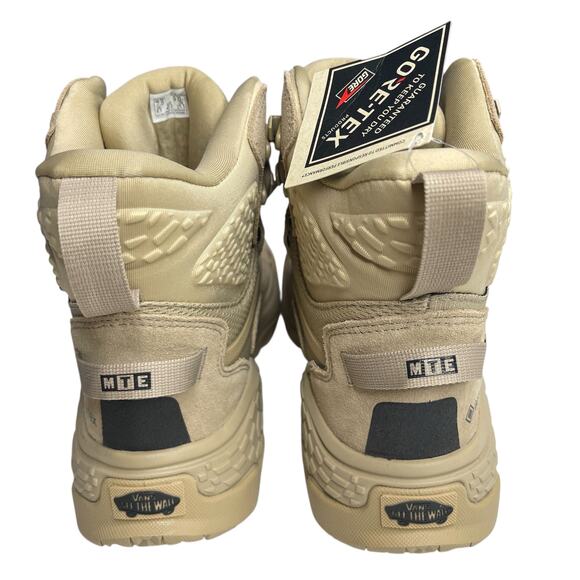 Vans MTE Crestline GORE-TEX Shoes size Mens 7.5 Women’s 9 New Khaki Brown - Picture 3 of 11